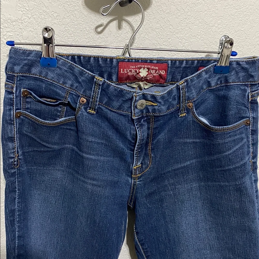Lucky 🍀 Lola straight jeans sz 6/28 reg. These are super cute🤩 - Picture 5 of 9